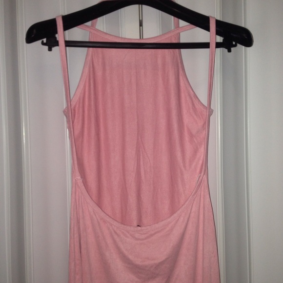 NOT FOR SALE RN! DONT BUY Pink Suede Windsor bodycon dress - Picture 3 of 8